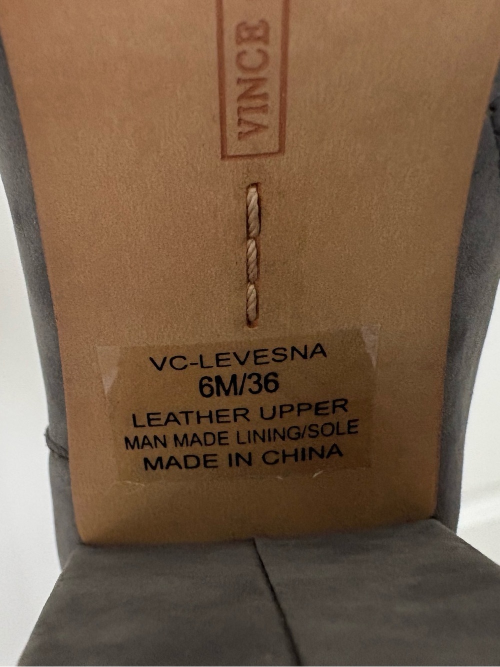 Vince Camuto Levesna Leather Booties 6 - Picture 9 of 9
